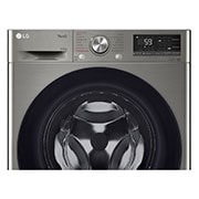 LG Lavaseca de 9 kg de Lavado y 5 kg de Secado, carga frontal con AI DD, Steam y conectividad Wi-Fi, Plateado , WD9PVC4S6