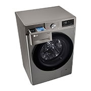 LG Lavaseca de 9 kg de Lavado y 5 kg de Secado, carga frontal con AI DD, Steam y conectividad Wi-Fi, Plateado , WD9PVC4S6