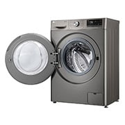 LG Lavaseca de 9 kg de Lavado y 5 kg de Secado, carga frontal con AI DD, Steam y conectividad Wi-Fi, Plateado , WD9PVC4S6