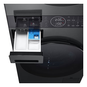 Detergent tray view