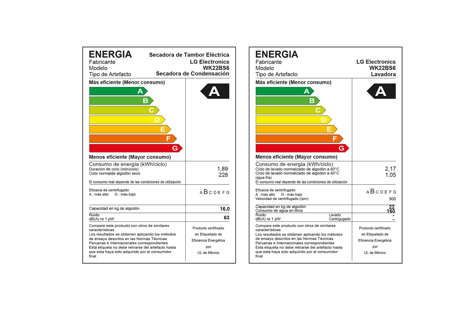 Energy label 
