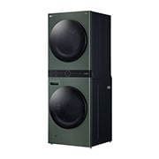 LG Torre de lavado WashTower™ (Lavadora y Secadora) Con Inteligencia Artificial y Conectividad LG ThinQ 22Kg lavado / 16Kg  de secado – Verde , WK22GGS6