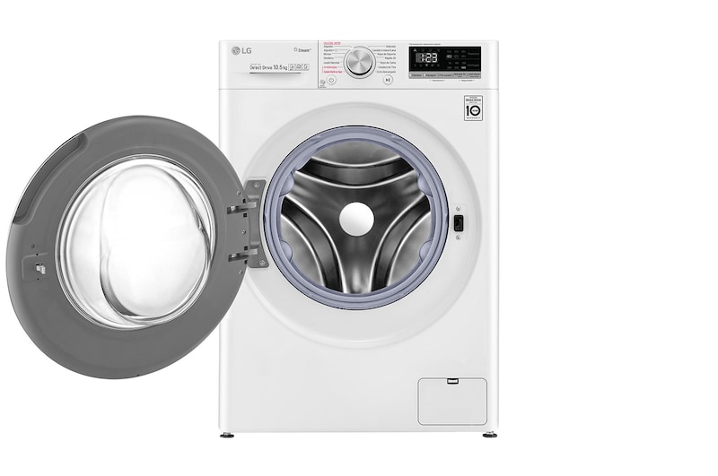 LG Lavadora LG de 10.5Kg de Lavado con AI DD™ y ThinQ, blanco, WM10WVC4S6