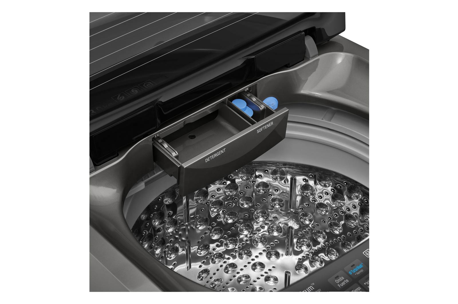 LG Lavadora de 13 kg carga superior TurboWash 3D con 6MotionDD y conectividad Wi-Fi, WT13BS6H