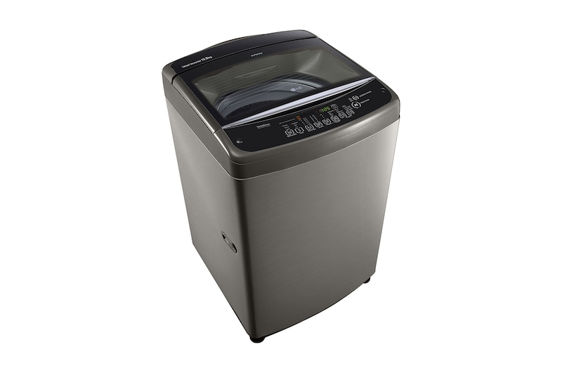 LG Lavadora de 13 kg carga superior Smart Inverter con TurboDrum™, color plateado, WT13VSB