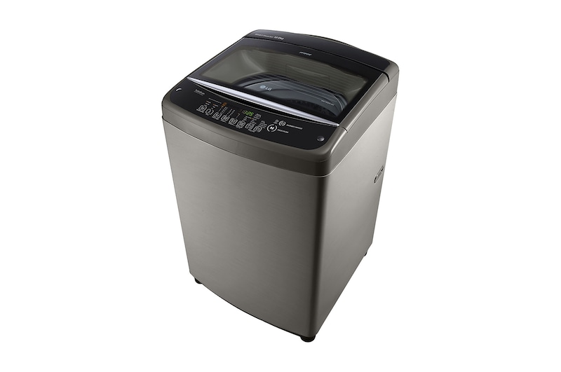 LG Lavadora de 13 kg carga superior Smart Inverter con TurboDrum™, color plateado, WT13VSB
