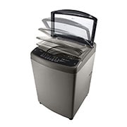 LG Lavadora de 13 kg carga superior Smart Inverter con TurboDrum™, color plateado, WT13VSB