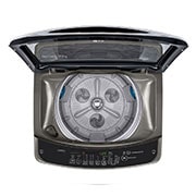 LG Lavadora de 13 kg carga superior Smart Inverter con TurboDrum™, color plateado, WT13VSB