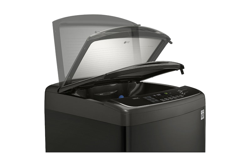 LG Lavadora de 16Kg, TurboWash 3D y ThinQ, negro platino, WT16BS6H