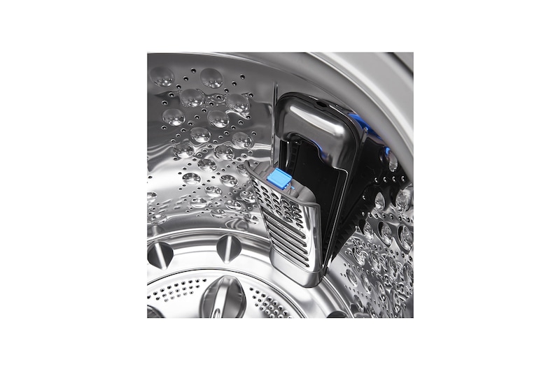 LG Lavadora de 16Kg, TurboWash 3D y ThinQ, negro platino, WT16BS6H