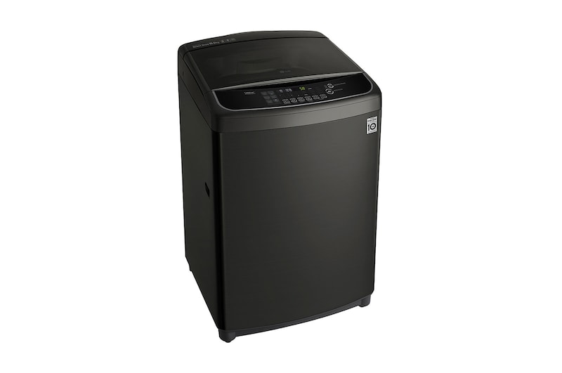 LG Lavadora de 16Kg, TurboWash 3D y ThinQ, negro platino, WT16BS6H