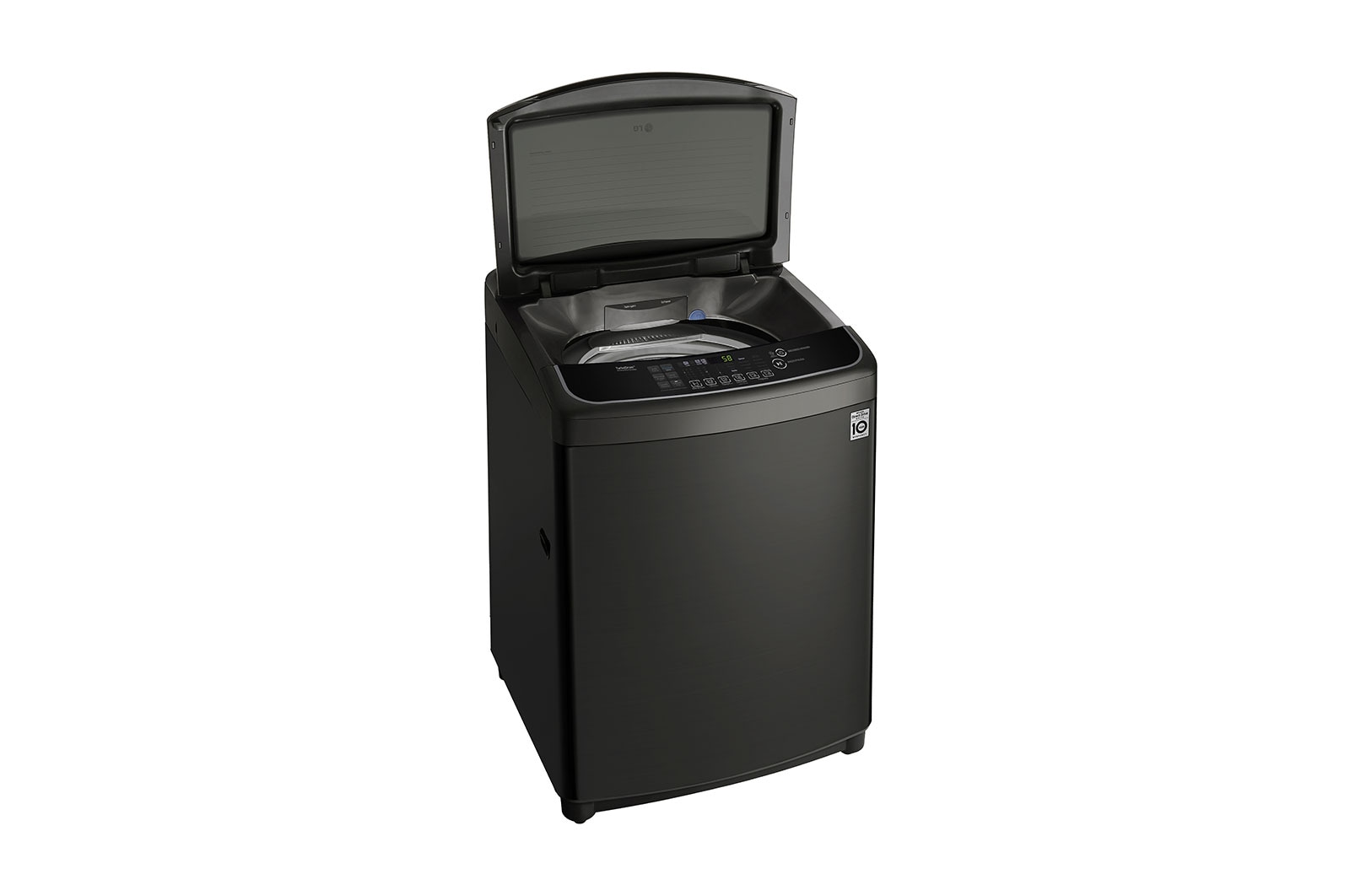 LG Lavadora de 16Kg, TurboWash 3D y ThinQ, negro platino, WT16BS6H