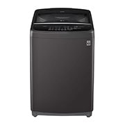 Vista frontal de Lavadora de 16Kg, Smart Inverter con TurboDrum™, negro claro WT16BSB