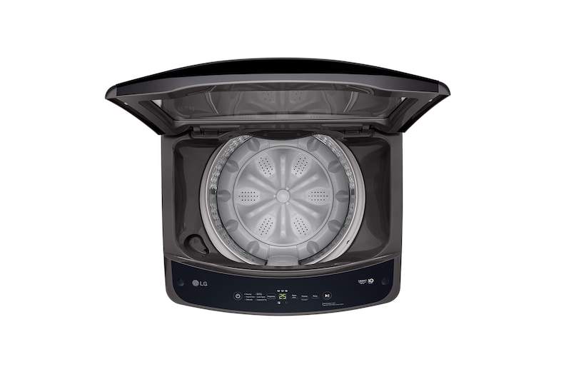 Top view with door open