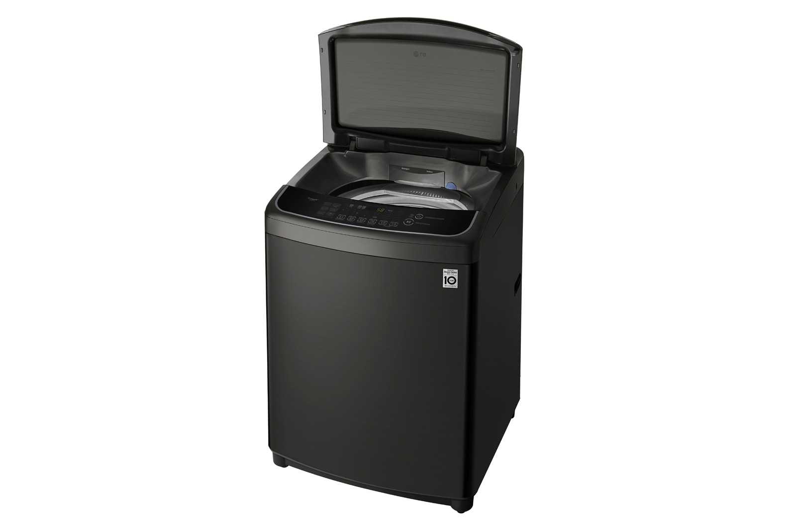 LG Lavadora de 17Kg, TurboWash 3D y ThinQ, negro platino, WT17BSS6H