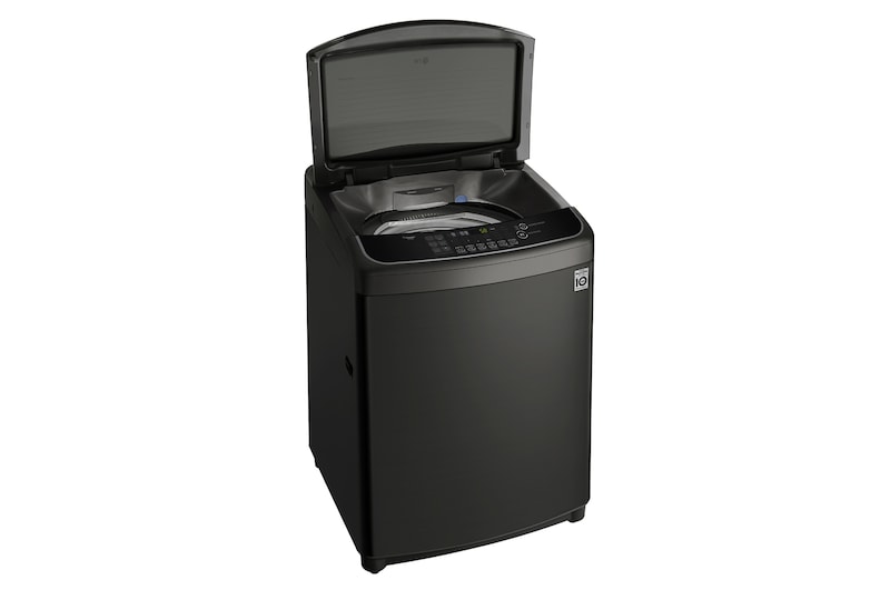 LG Lavadora de 17Kg, TurboWash 3D y ThinQ, negro platino, WT17BSS6H