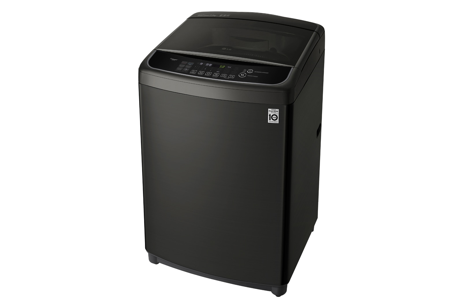 LG Lavadora de 17Kg, TurboWash 3D y ThinQ, negro platino, WT17BSS6H