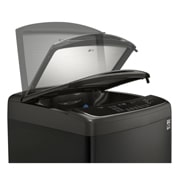LG Lavadora de 17Kg, TurboWash 3D y ThinQ, negro platino, WT17BSS6H
