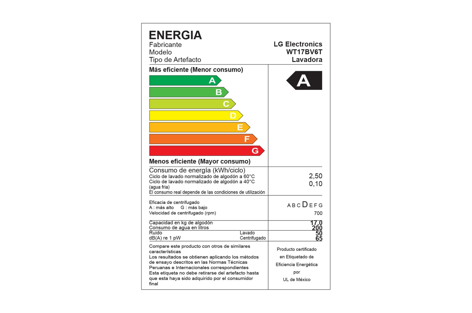 LG Lavadora LG de 17 kg carga superior con AI DD, Negro claro, WT17BV6T