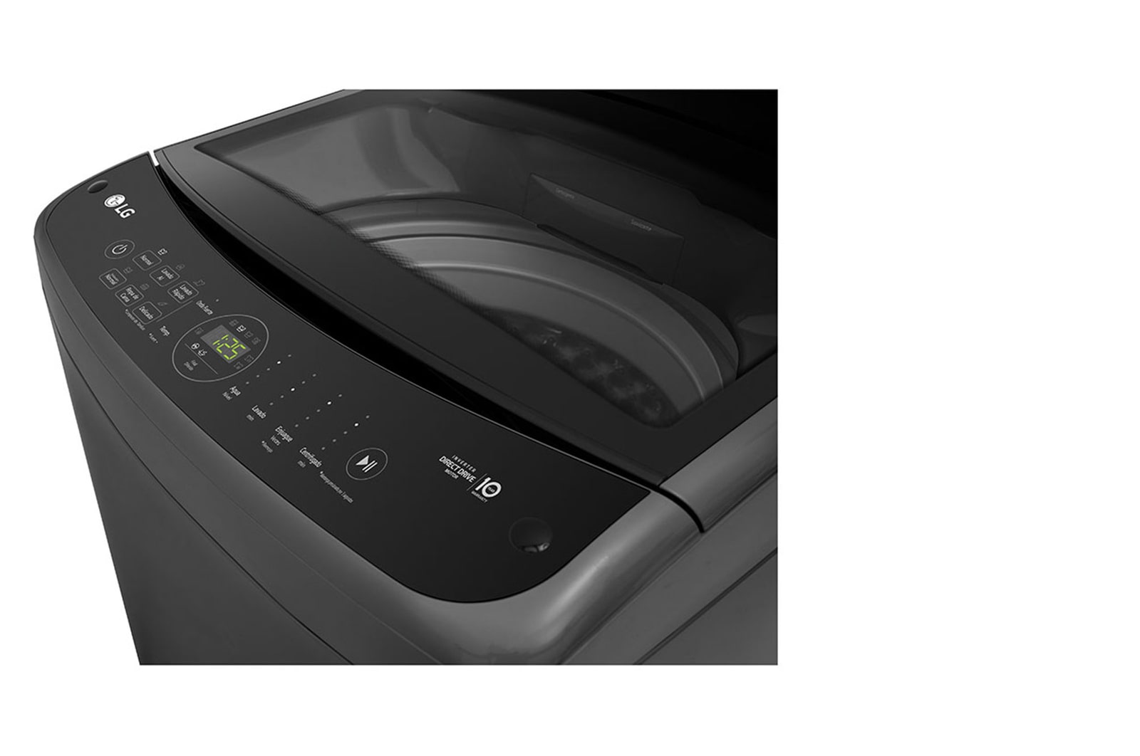 LG Lavadora LG de 17 kg carga superior con AI DD, Negro claro, WT17BV6T