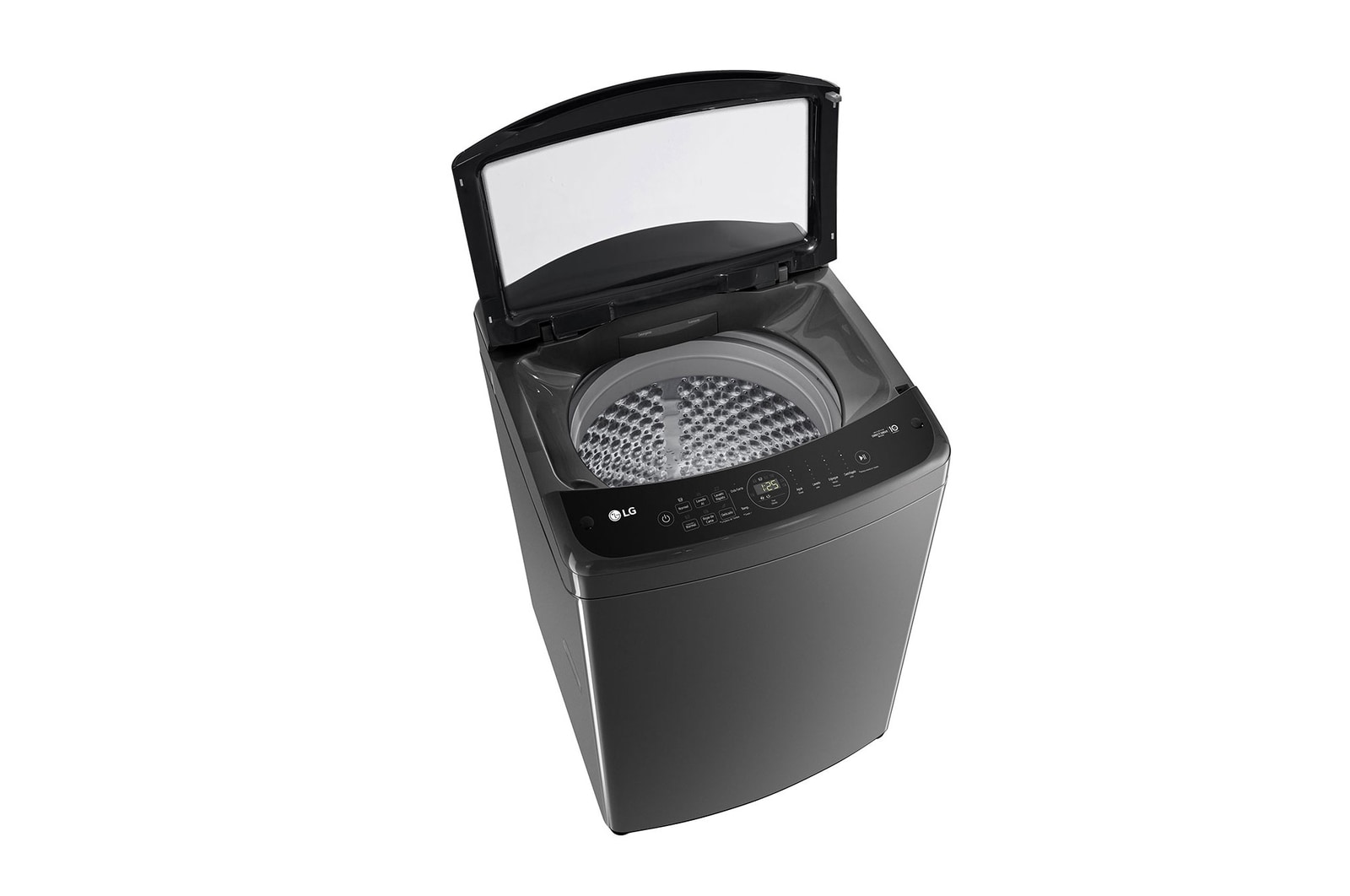 LG Lavadora de 17 kg carga superior con AI DD, Negro claro, WT17BV6T