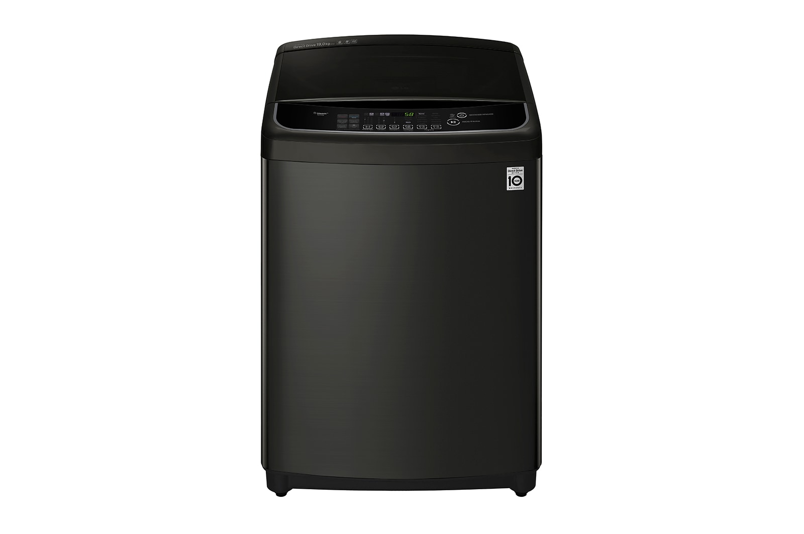 Vista frontal de Lavadora de 19Kg, TurboWash 3D con Steam y ThinQ WT19BSS6H