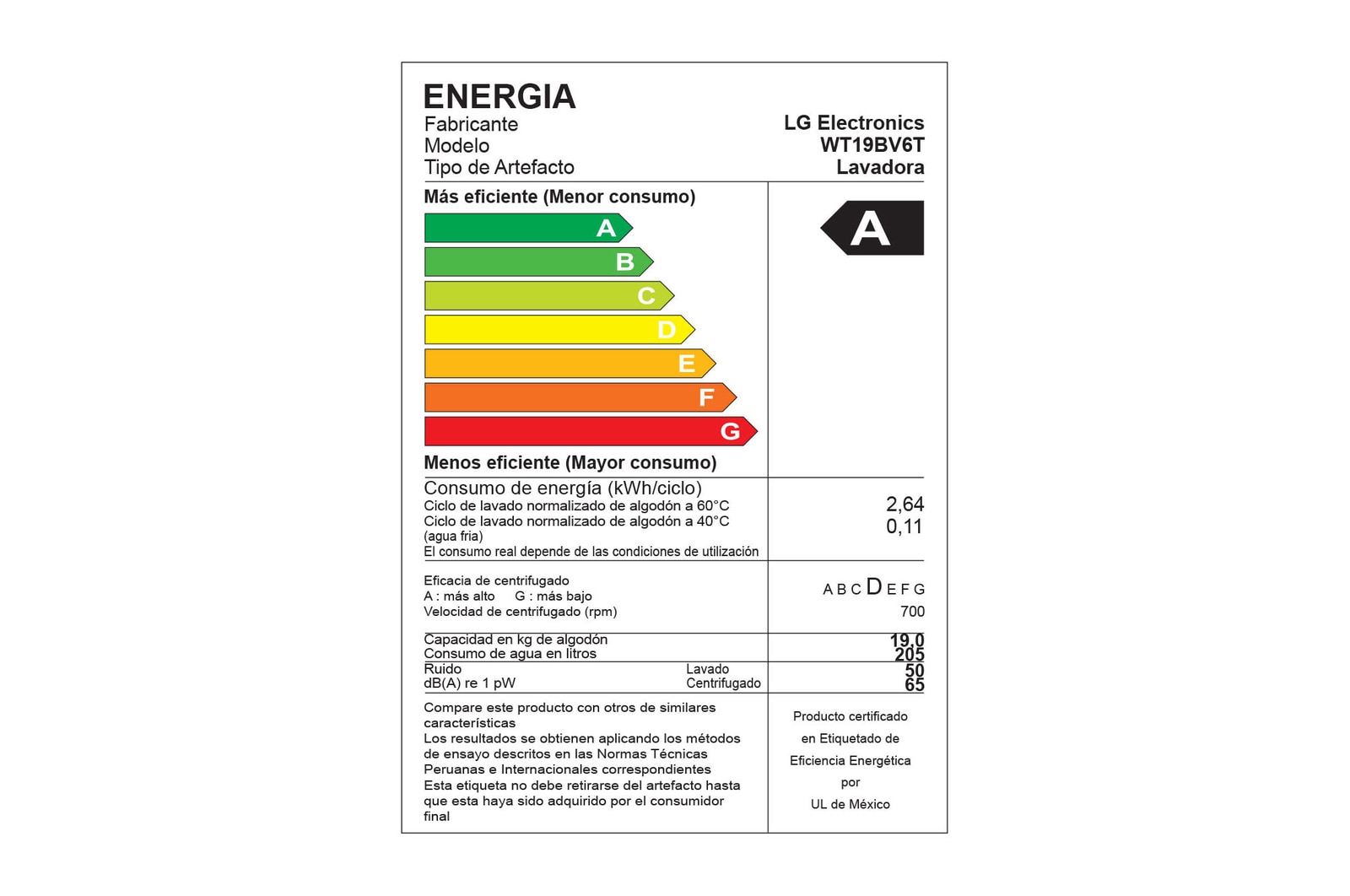 LG Lavadora de 19 kg carga superior con AI DD, Negro Claro, WT19BV6T