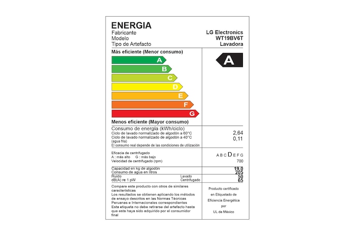 LG Lavadora LG de 19 kg carga superior con AI DD, Negro Claro, WT19BV6T