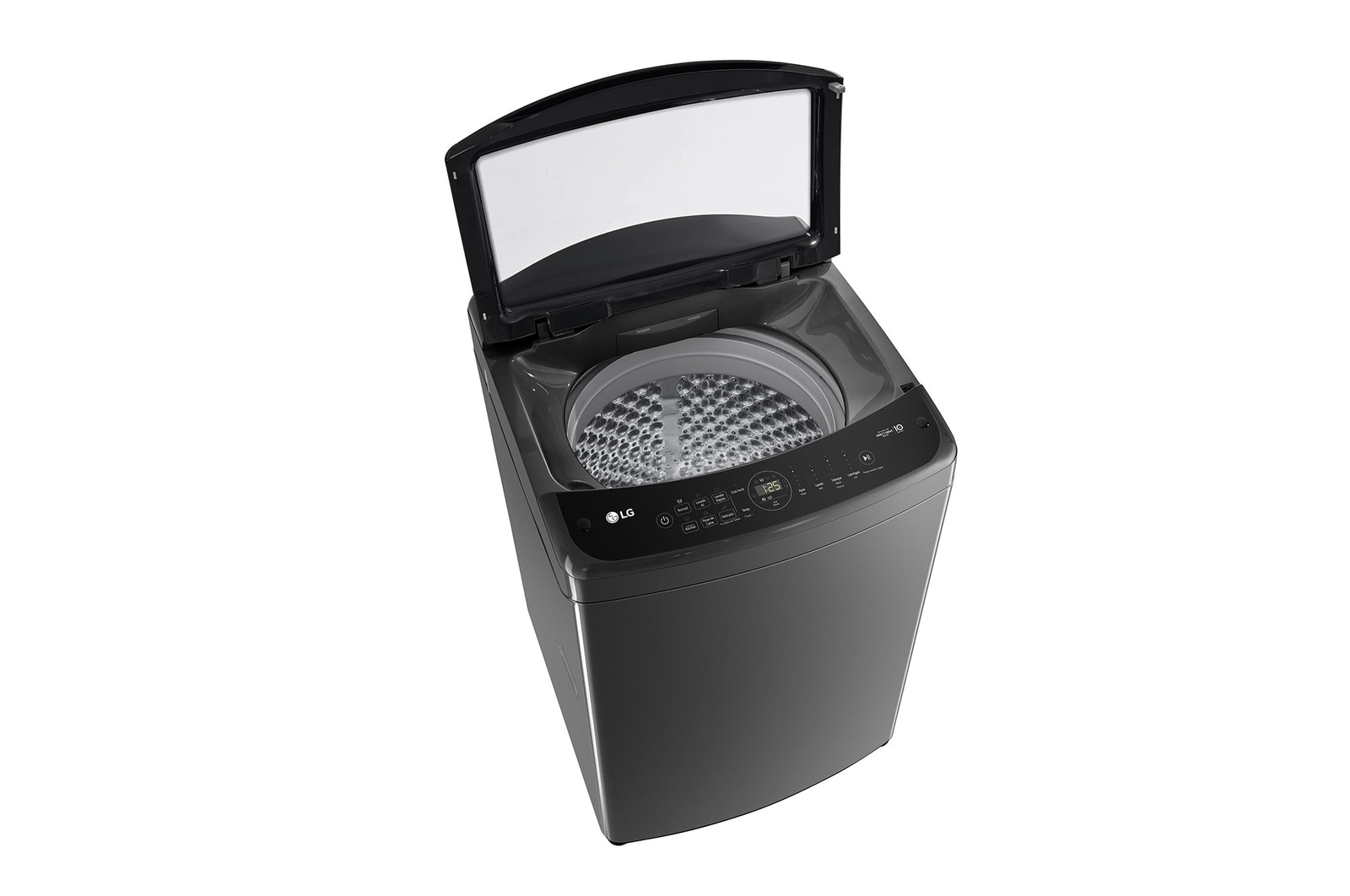 LG Lavadora de 19 kg carga superior con AI DD, Negro Claro, WT19BV6T