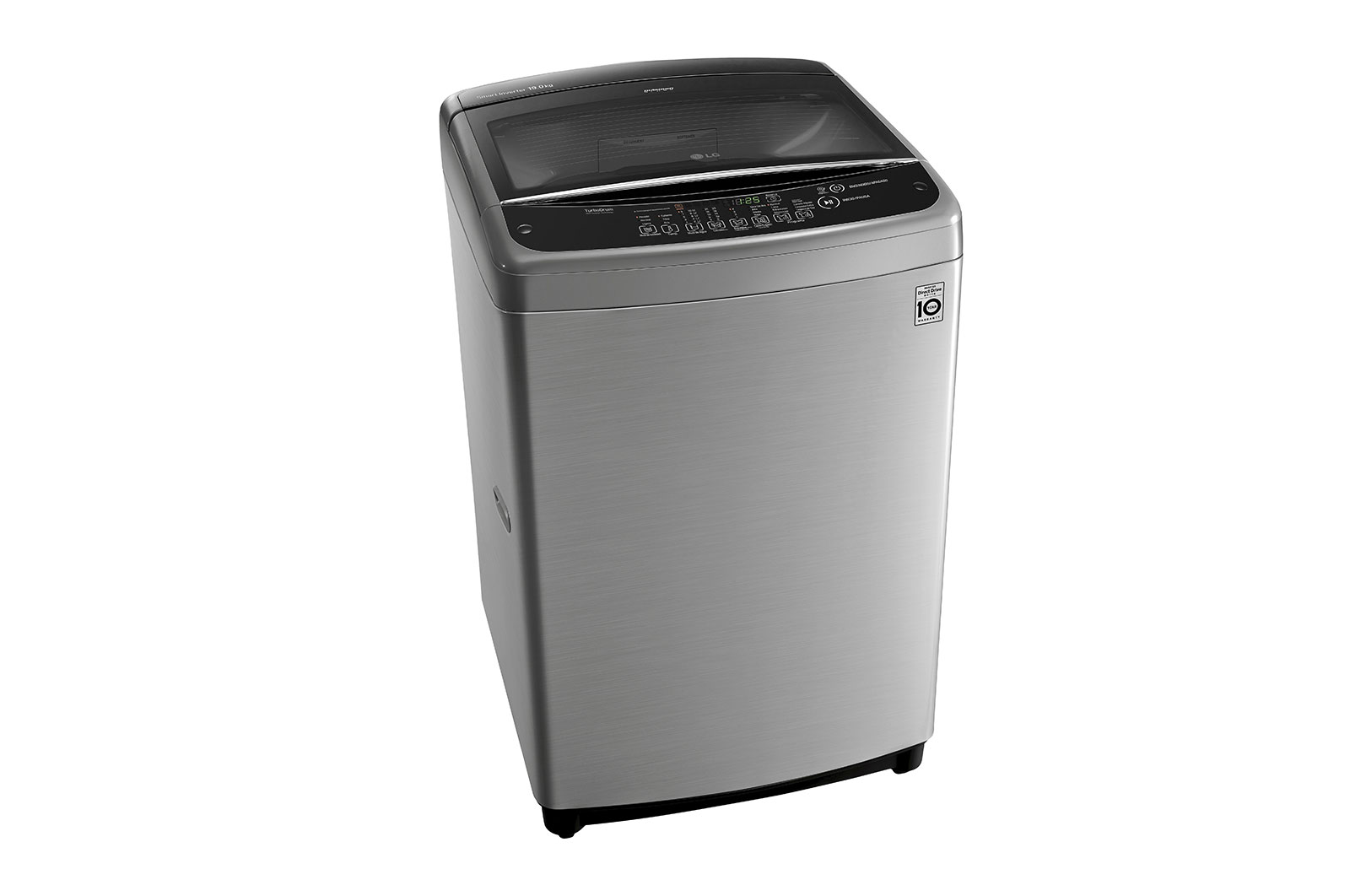 LG Lavadora de 19 kg carga superior Smart Inverter con TurboDrum™, gris, WT19DSB