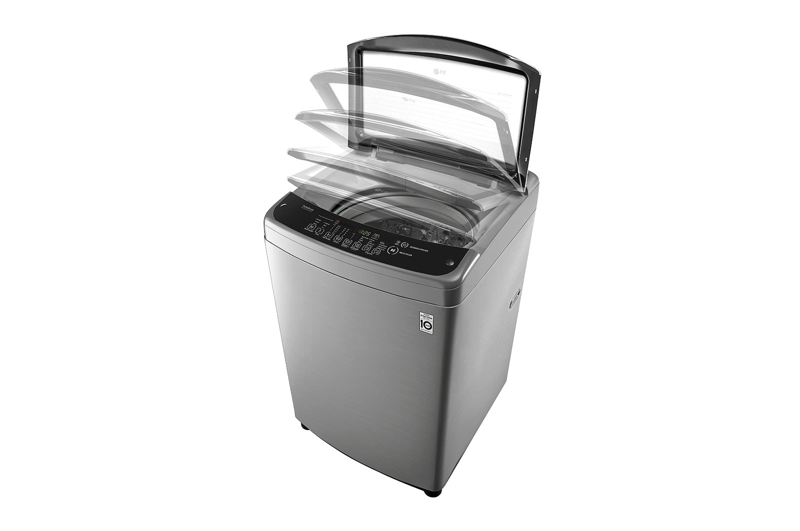 LG Lavadora de 19 kg carga superior Smart Inverter con TurboDrum™, gris, WT19DSB