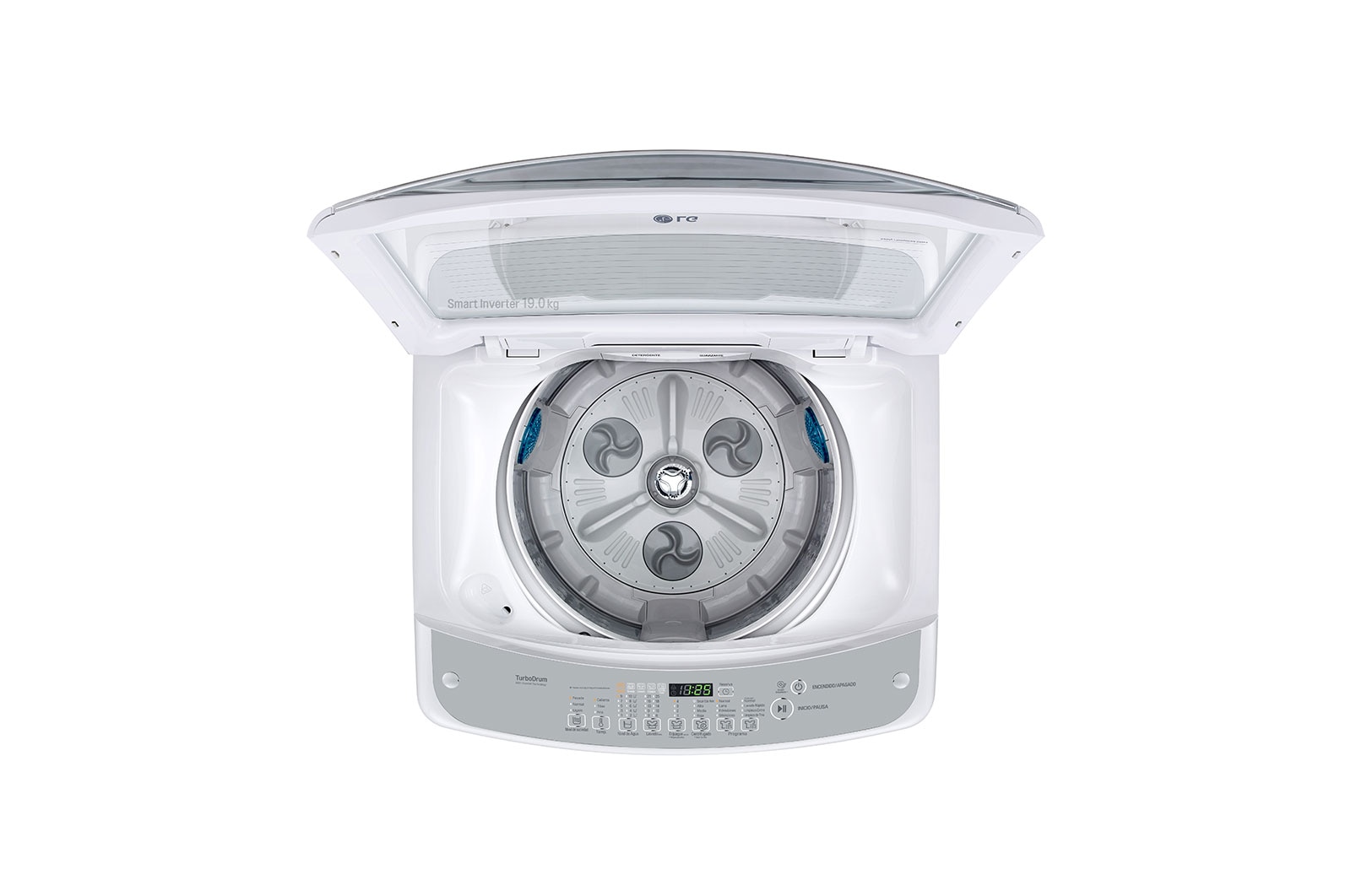 LG Lavadora de 19Kg Smart Inverter con TurboDrum™, blanco, WT19WSB
