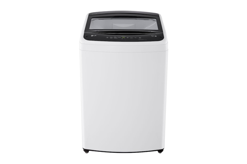Vista frontal de Lavadora 19kg, carga superior con TurboDrum™, Blanco, WT19WVTB