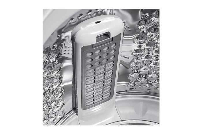 LG Lavadora LG de 21Kg con AI DD™, ThinQ y 6 Motion DD, Negro plateado, WT21PBV6