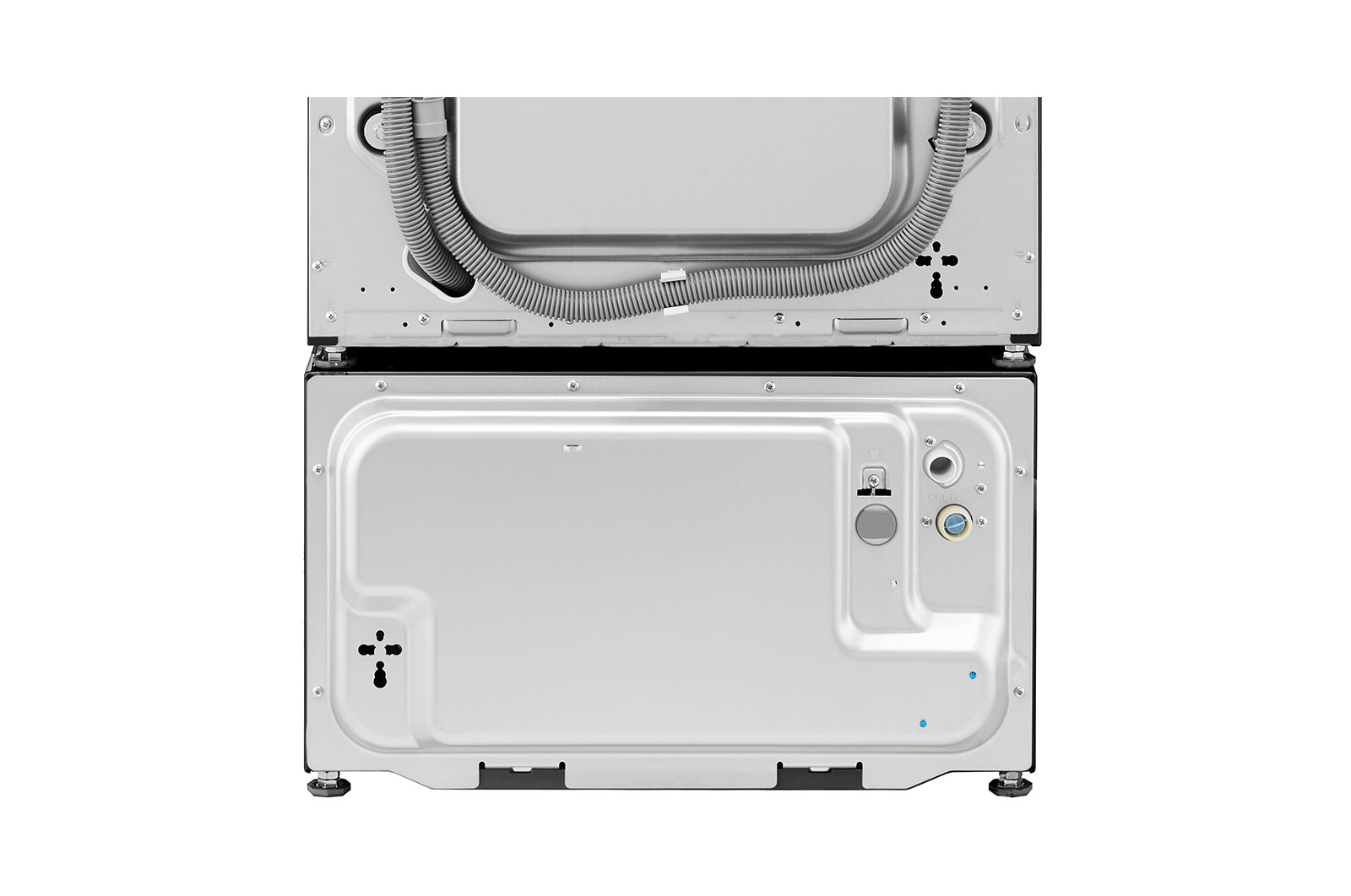 LG Lavadora de 2 kg, carga superior, TWINWash Mini, con Conectividad Wi-Fi, negro acero, WT2BM