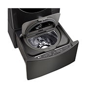 LG Lavadora de 2 kg, carga superior, TWINWash Mini, con Conectividad Wi-Fi, negro acero, WT2BM