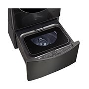 LG Lavadora de 2 kg, carga superior, TWINWash Mini, con Conectividad Wi-Fi, negro acero, WT2BM
