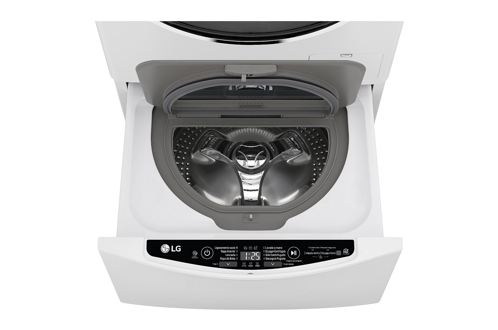 LG Lavadora de 2 kg, carga superior, TWINWash Mini, con Conectividad Wi-Fi, blanco, WT2WM