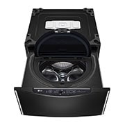 LG Lavadora de 3.5 kg, carga superior, TWINWash Mini, con Smart Diagnosis, negro acero, WT3BM