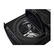 LG Lavadora de 3.5 kg, carga superior, TWINWash Mini, con Smart Diagnosis, negro acero, WT3BM