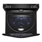 LG Lavadora de 3.5 kg, carga superior, TWINWash Mini, con Smart Diagnosis, negro acero, WT3BM