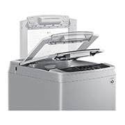 LG Lavadora de 9 kg carga superior Smart Inverter con TurboDrum™, gris, WT9DPB