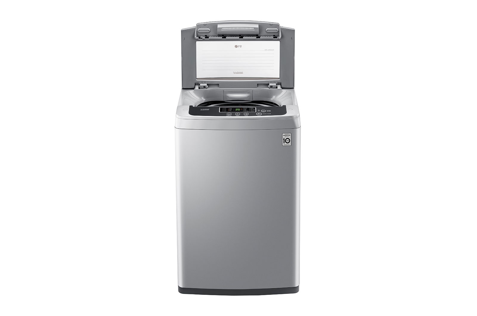 LG Lavadora de 9 kg carga superior Smart Inverter con TurboDrum™, gris, WT9DPB