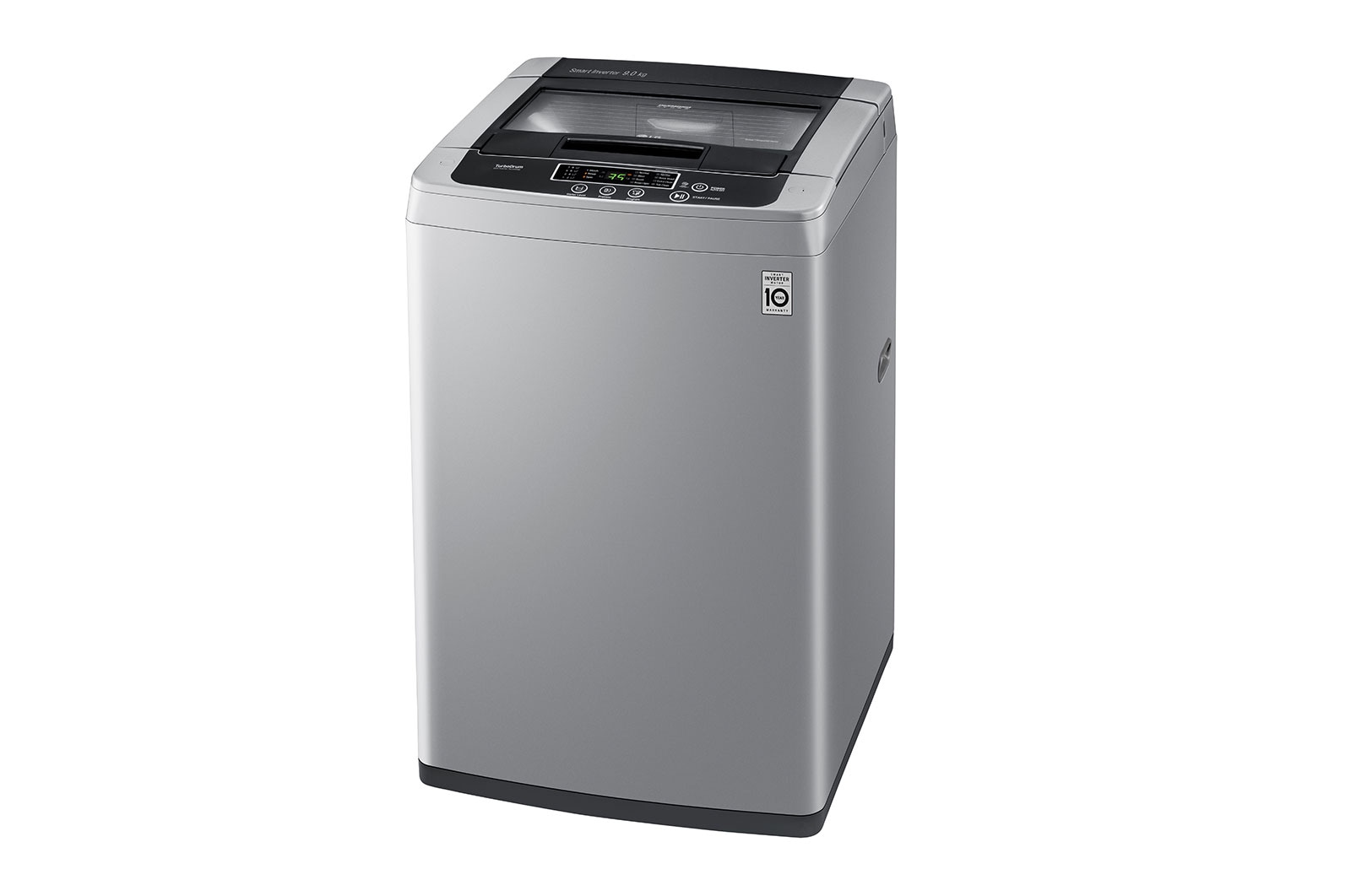 LG Lavadora de 9 kg carga superior Smart Inverter con TurboDrum™, gris, WT9DPB