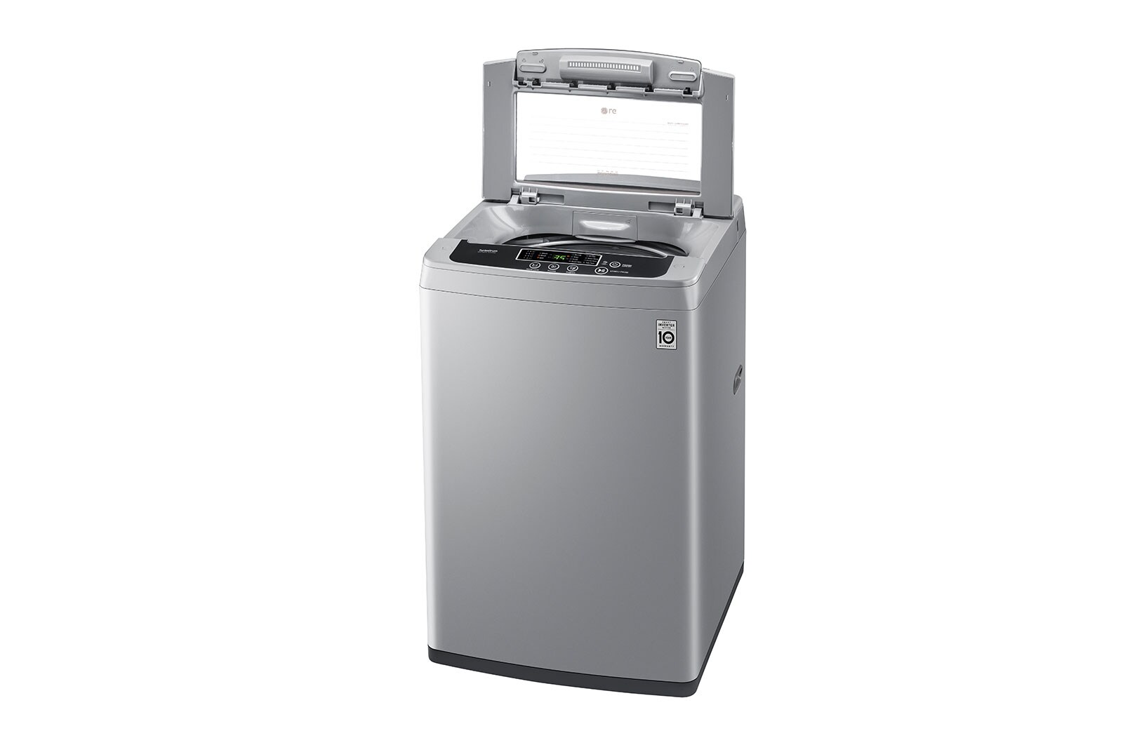 LG Lavadora de 9 kg carga superior Smart Inverter con TurboDrum™, gris, WT9DPB