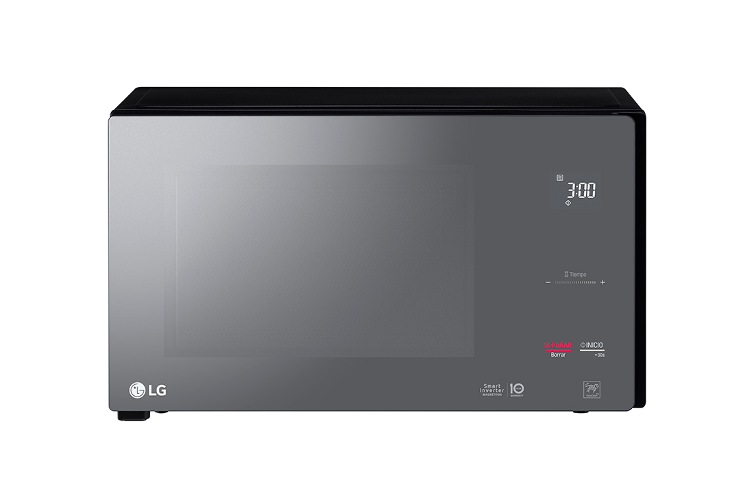 LG Horno Microondas NeoChef con Dorador 42 Litros con EasyClean, luz interior y base estable, negro, MH8296DIR