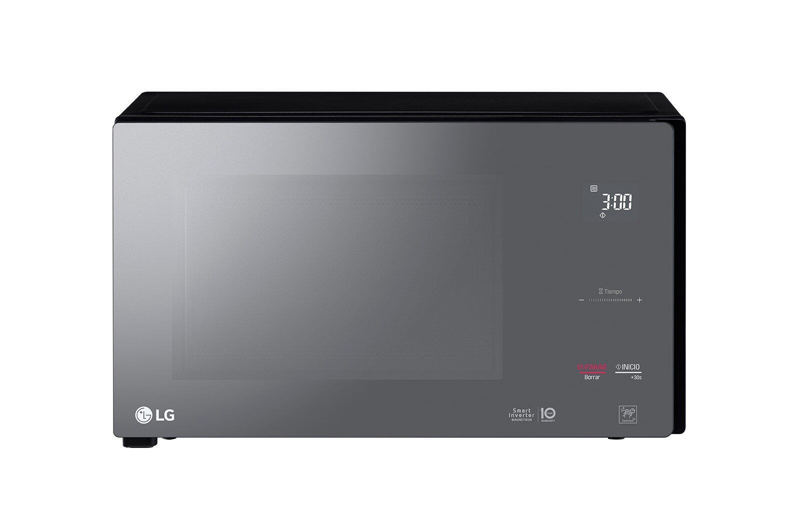 LG Horno Microondas NeoChef con Dorador 42 Litros con EasyClean, luz interior y base estable, negro, MH8296DIR