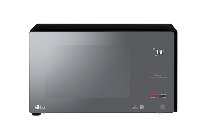 Vista frontal de Horno Microondas NeoChef 42L con Dorador y EasyClean, negro, MH8296DIR