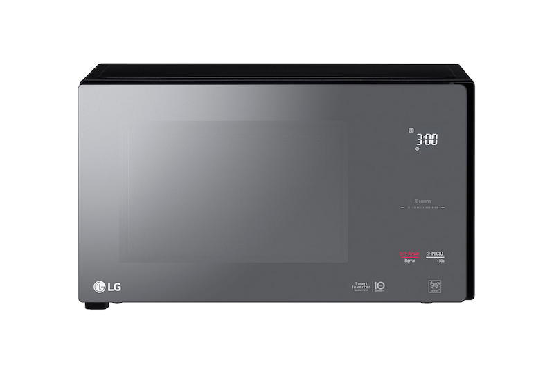 Vista frontal de Horno Microondas NeoChef 42L con Dorador y EasyClean, negro, MH8296DIR