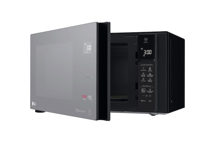 Front half open door view